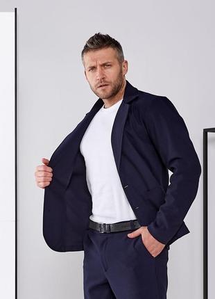Различные костюм деловой теплый на флисе классический пиджак жакет зауженные длинная оверсайз брюки джоггеры широкие длинный рукав кант8 фото