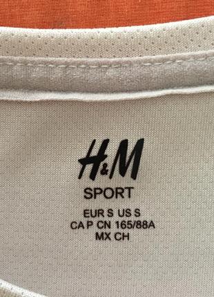 Футболка h&m sport размер s6 фото