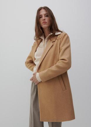 Шикарне пальто з додаванням шерсті reserved uk 18