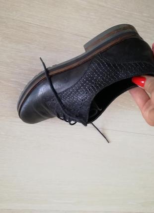 Туфли италия кожаные 36.54 фото