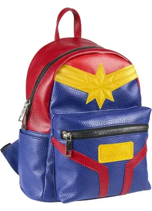 Рюкзак  captain marvel casual fashion faux-leather backpack