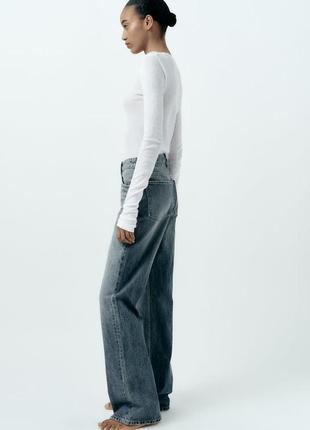 Джинси zara wide leg3 фото