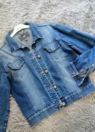 ✅крутейшая джинсовая куртка5 фото
