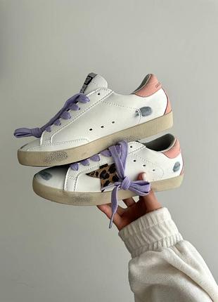 Женские кроссовки golden goose 
ggdb leopard star8 фото