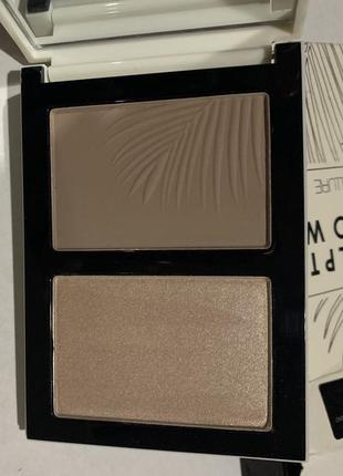 Палетка для скульптурирования лица focallure highlight contouring palette