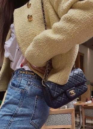 Сумка кожаная черная с бомбочкой