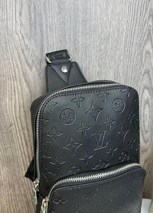 Модна чоловіча сумка-слінг на груди, сумка-слінг месенджер бананка5 фото