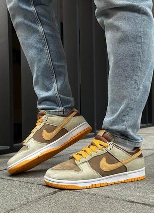 Nike sb dunk low dusty olive1 фото