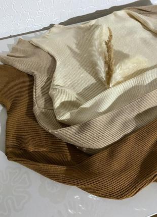 Гольф водолазка в рубчик2 фото