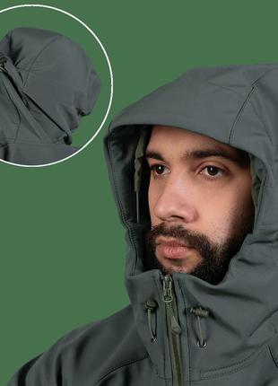 Куртка rubicon softshell графит3 фото