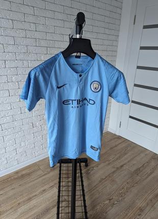 Nike man city aguero футболка детская