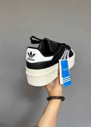 Кроссовки adidas superstar bonega black / white10 фото