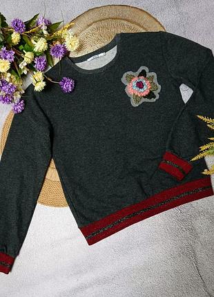 Свитпер свитшот на девочку тёплый свитшот свитер на девочке