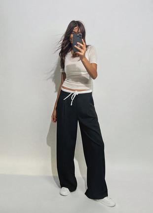 Женские стильные весенние брюки7 фото