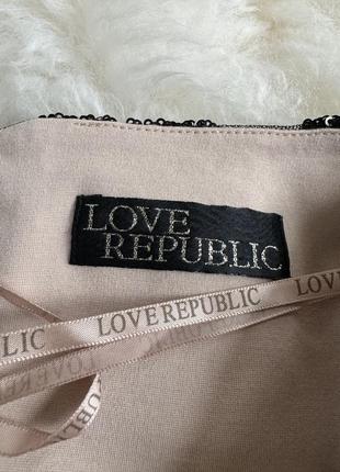 Нарядное платье love republic с пайетками3 фото