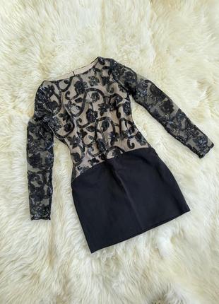 Нарядное платье love republic с пайетками