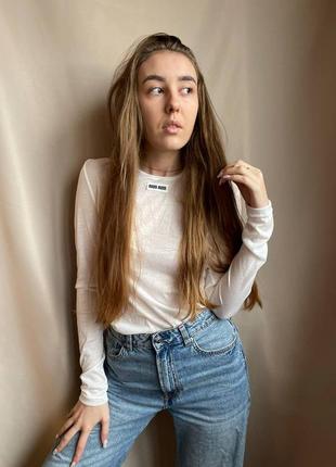 Лонгслив miu miu