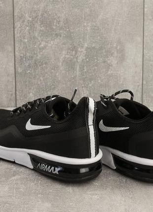 Кросівки nike air max sequent чорно-білі4 фото