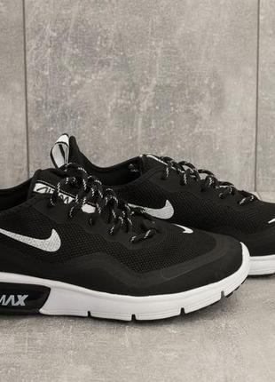 Кроссовки nike air max sequent черно-белые