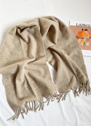 Шарф, базовий, бежевий, вовняний, вовна, шерсть, шерстяний, camel