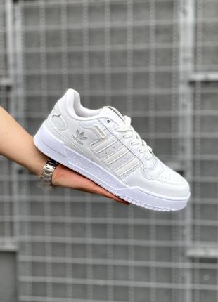 Adidas forum low white2 фото