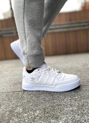 Adidas forum low white4 фото