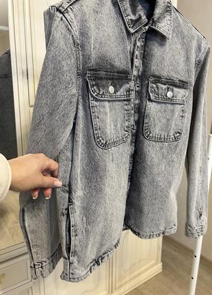 Піджак-сорочка джинс4 фото