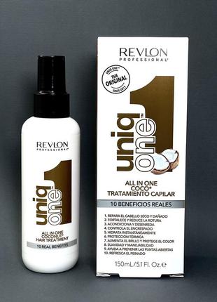 ‼️маска-спрей для волос с ароматом кокоса revlon uniq 150 мл!!️