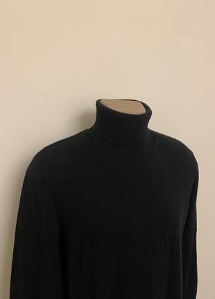 Черный базовый гольф asos свитер джемпер мужской8 фото