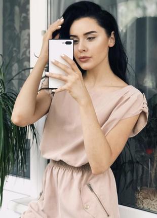 Нюдова сукня від  h&m