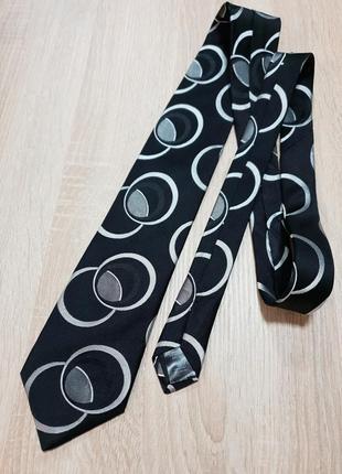 Next - галстук шелковая черная - мужская галстук мужской мужской2 фото