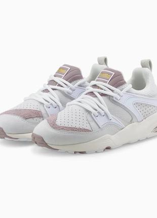 Кроссовки puma puma blaze of glory белые с розовыми вставками1 фото