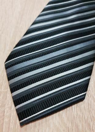 Pavers - галстук черная в полоску - мужская галстук мужественный2 фото