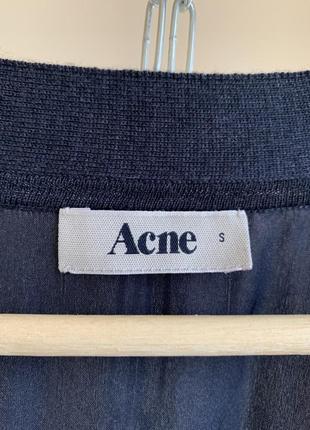 Шерстяной кашемировый оверсайз кардиган acne studios beagle aw10 с шелковой спиной кашемир шелкour legacy filippa k norse projects cos arket s7 фото