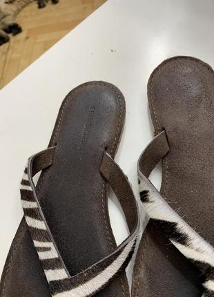 Шльопанці сандалі босоніжки, в'єтнамки шкіра натуральна4 фото