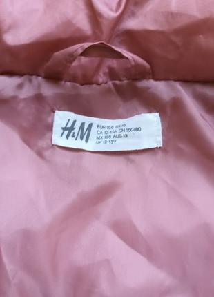 Теплая стеганная куртка рост 158 на 12-13 лет h&m6 фото