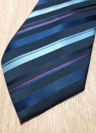 Pavers - галстук синяя в полоску - мужская галстук мужественный2 фото