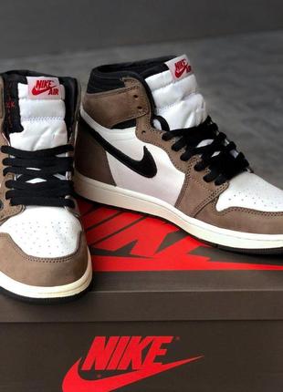 Nike air jordan 1 high og ts sp 'travis scott'9 фото