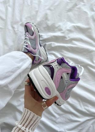 Кроссовки Кроссівки new balance 550 white violet9 фото