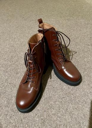 Крутые кожаные ботинки bocage (франция)5 фото