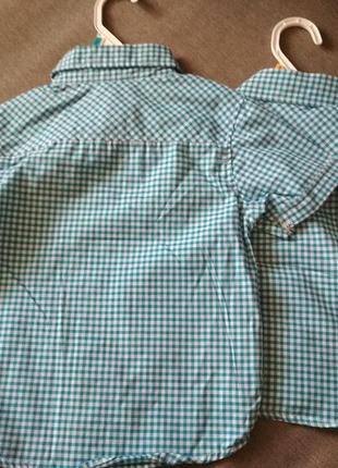 Нарядная рубашка sahara club (сша) мальчику на 3-4 года, размер 4т8 фото