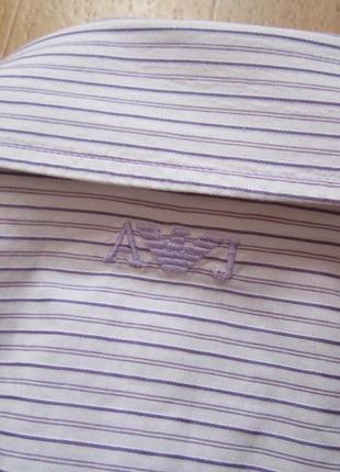 Рубашка armani - armani jeans stripes shirt5 фото