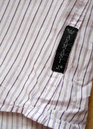 Рубашка armani - armani jeans stripes shirt6 фото