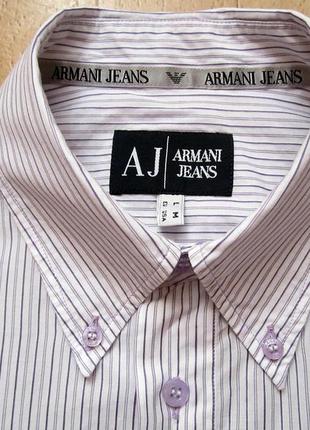 Рубашка armani - armani jeans stripes shirt2 фото