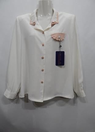 Блузка легкая фирменная женская ukr р.50 021бр (только в указанном размере, только 1 шт)