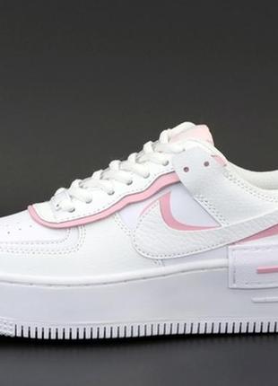 💖женские кроссовки найк эир форс💖nike air force white pink