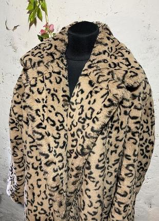 Тепла леопардова шуба 🐆 из искусственного меха, размер m/l/xl10 фото