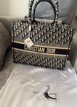 Сумка шоппер в стилі dior tote book ручна клад/шоппер dior ручна кладь