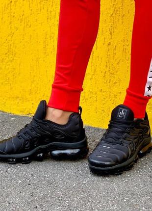 Nike air vapormax plus tn all black мужские кроссовки найк7 фото