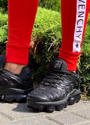 Nike air vapormax plus tn all black мужские кроссовки найк6 фото